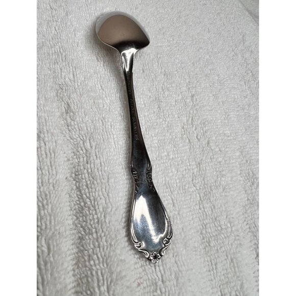 (1) Oneidacraft Deluxe Stainless Steel Chateau 6" Teaspoon Glossy Replacement - Picture 5 of 8